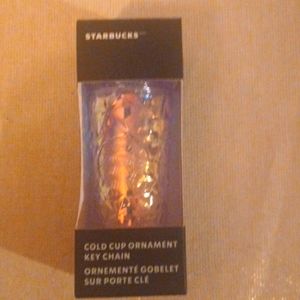 NIB starbucks 2023 winter collection keychain